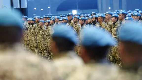 Ankunft und Rueckkehr der Bundeswehr Soldatinnen und Soldaten aus Mali