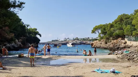 Die suedoestliche Küste der Ferieninsel Mallorca