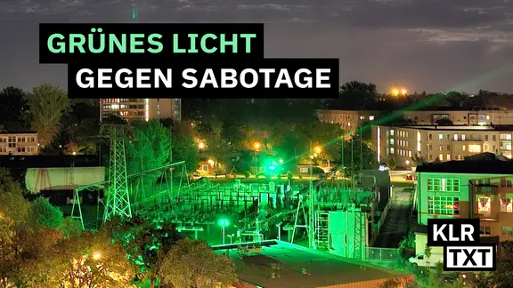 Grünes Licht im Umspannwerk Leipzig-Schönefeld