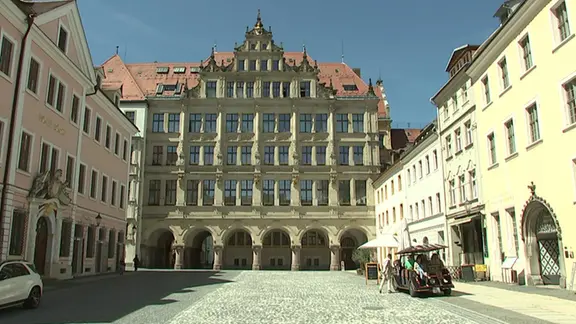 Blick auf das Görlitzer Rathaus