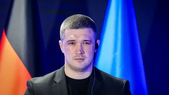 Mychajlo Fedorow, zu dem Zeitpunkt Verteidigungsminister der Ukraine