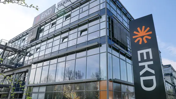 Blick auf den Firmensitz der Energiekonzepte Deutschland GmbH.