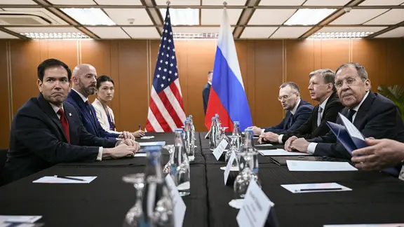 US-Außenminister Rubio und Russlands Außenminister Lawrow am 23. Juli 2026
