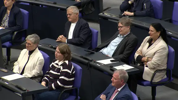 Abgeordnete der Grünen im Bundestag.