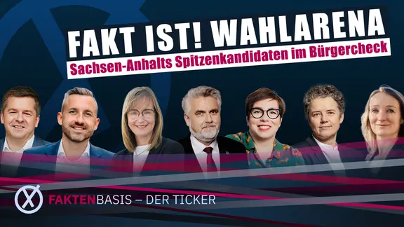 Der Liveticker zur Wahlarena mit den sieben Spitzenkandidaten.