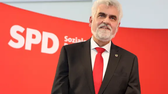 Armin Willingmann, SPD Spitzenkandidat bei der Landtagswahl in Sachsen-Anhalt