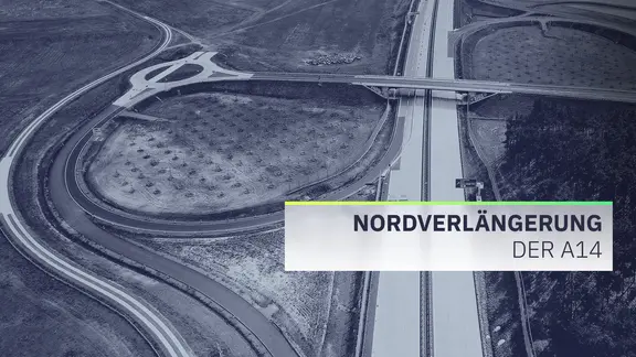 Die Baustelle an der Autobahn A14 bei Dolle. Die A14-Nordverlängerung wächst.