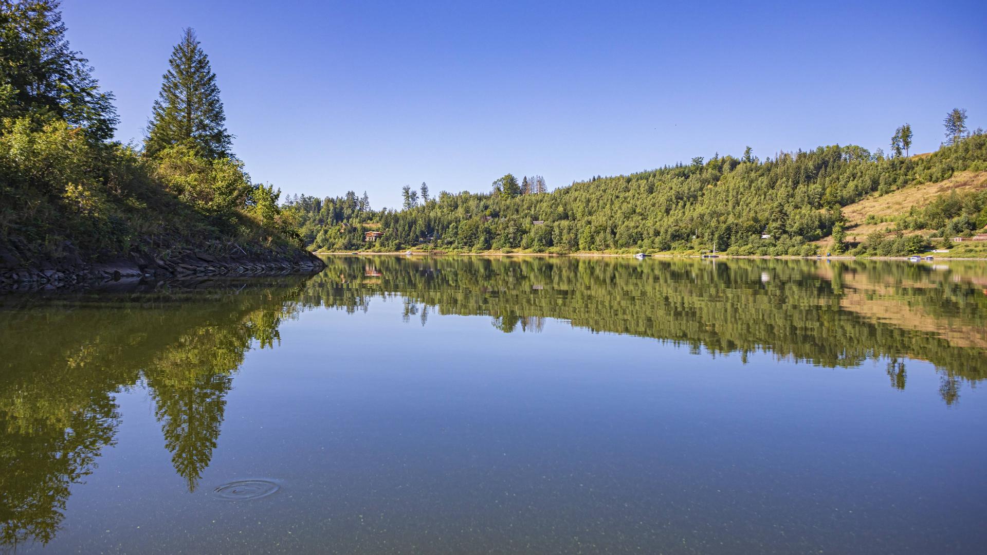 Talsperre Bleiloch bei Saalburg | IMAGO / imagebroker
