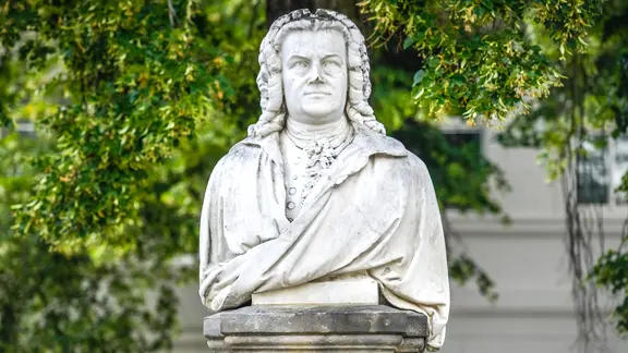 Johann Sebastian Bach Statue in Köthen 
