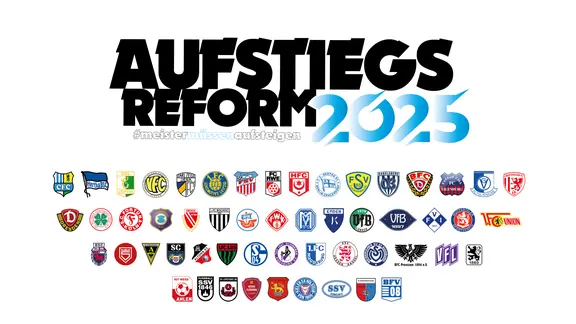 Logo der Initiative 'Aufstiegsreform 2025' (54 Vereine) / Regionalliga-Reform / November 2025