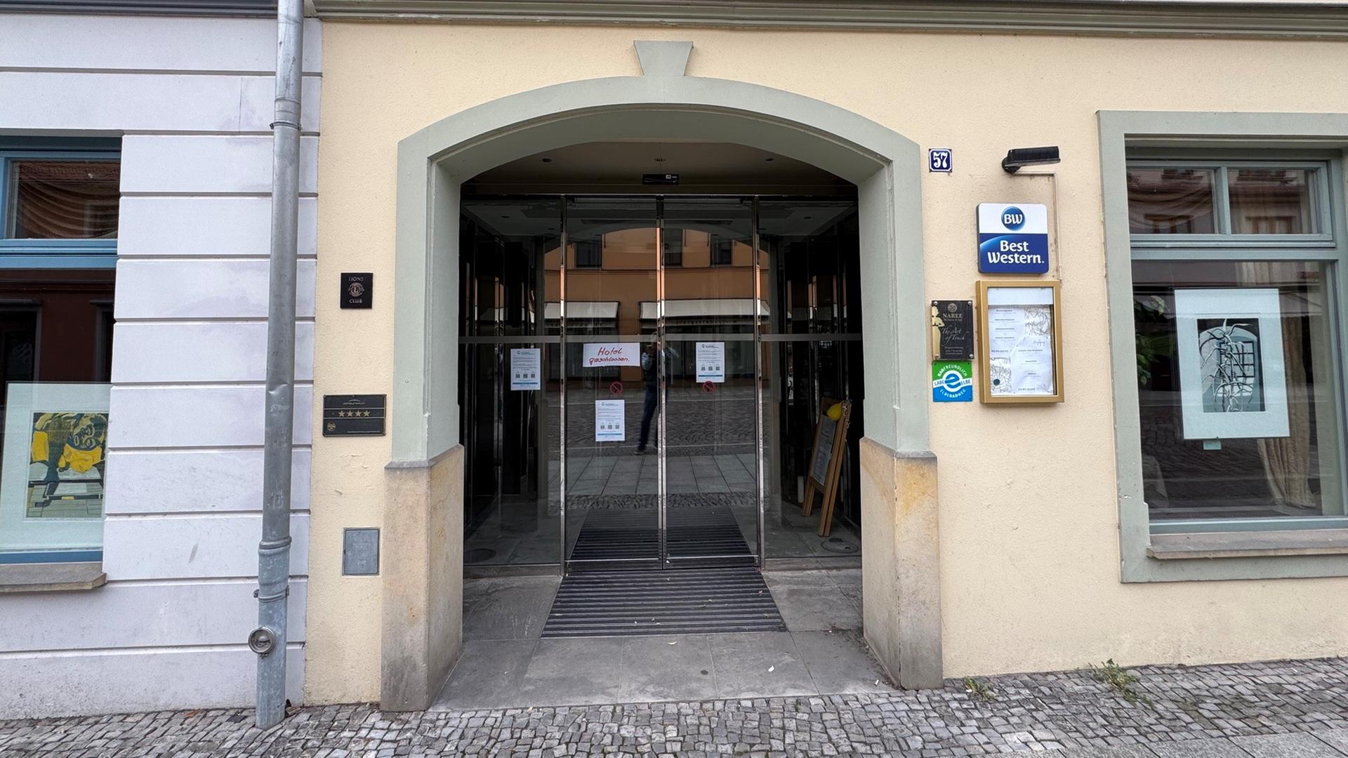 Eingang zum Best Western Hotel in Wittenberg | André Damm
