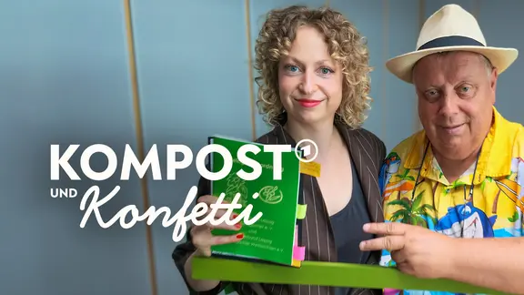 Maria Scholz von Kompost und Konfetti und Kleingartensheriff Michael Baumann