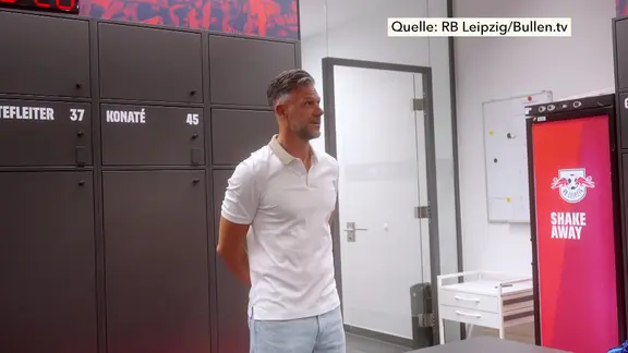 Martin Demichelis bei seiner Ankunft bei RB Leipzig