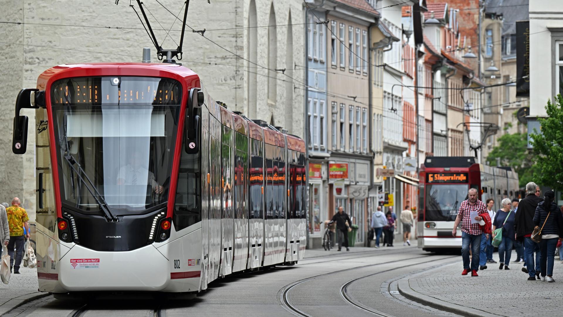 Erfurt: Straßenbahnen fahren bald wieder regulär
