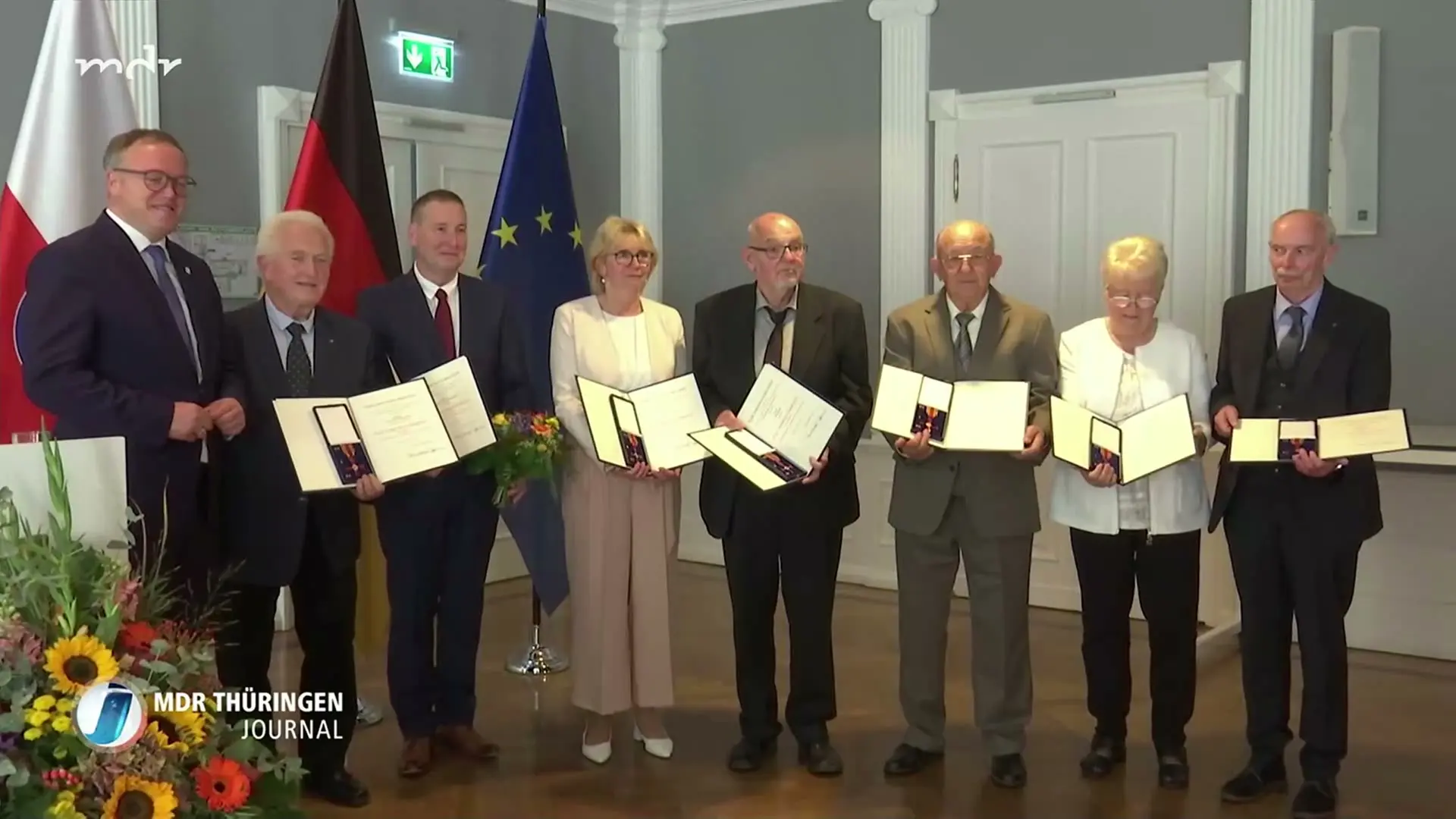Sieben Thüringerinnen und Thüringer erhalten Bundesverdienstkreuz
