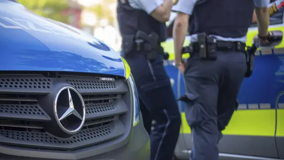 Polizeieinsatz in Baden-Württemberg (Symbolbild).