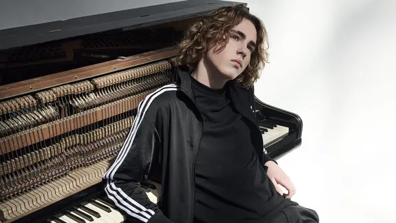 Justus Eichhorn am Klavier
