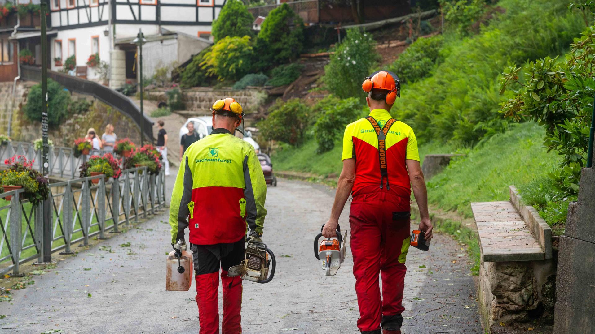 Sächsische Schweiz: Ein Toter und mehrere Schwerverletzte nach Unwetter