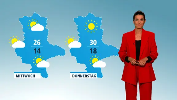 Wettermoderatorin