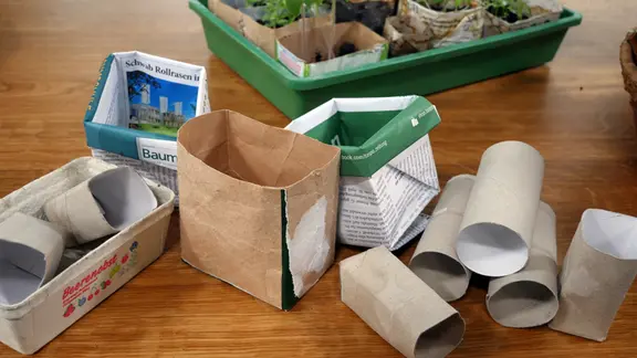 Anzuchttpfe fr die Ausaaat selbst herstellen und recyceln | mdr.de