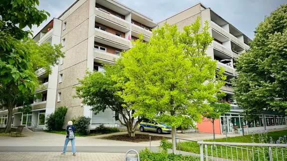 Plattenbau in Jena
