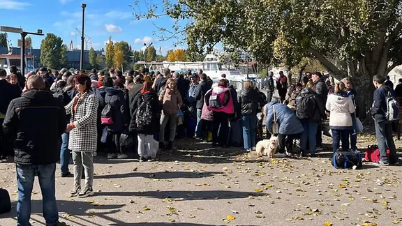 Evakuierung in Cherson
