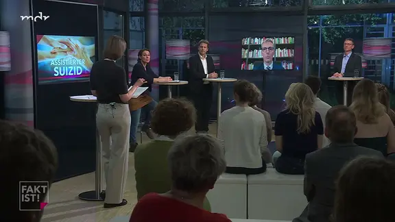 Szene aus Livestream MDR-Fernsehen
