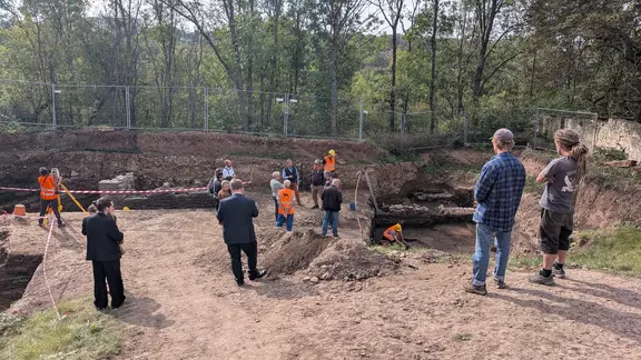 Grabungen beim Kloster Posa