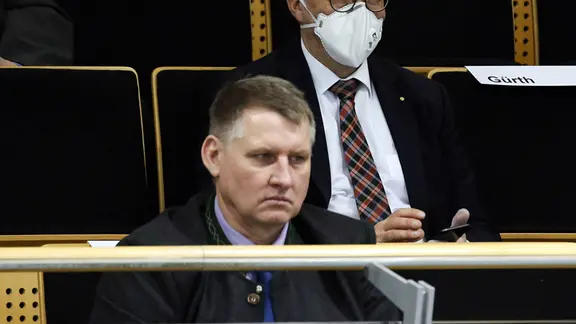 Frank Bommersbach CDU, im Landtag auf der Besuchertribüne, 2021