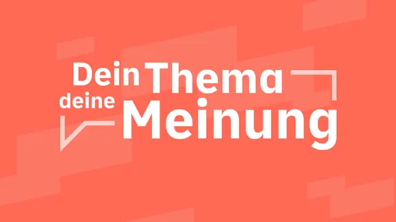 Logo des Formats "MDR Aktuell – Dein Thema, deine Meinung"