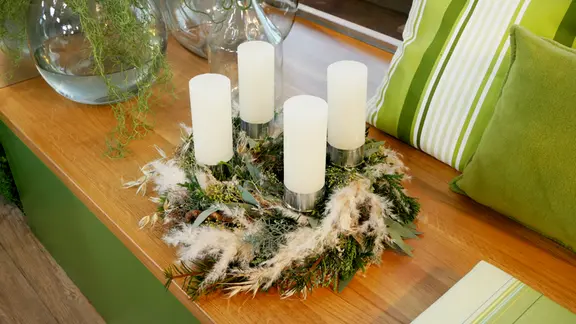 Adventskranz selber machen | mdr.de