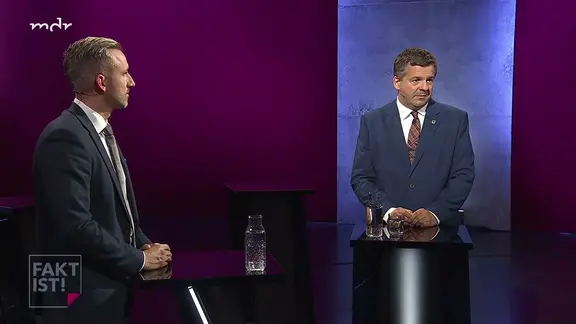 Ulrich Siegmund (li.) und Sven Schulze