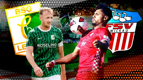 SPORT IM OSTEN Grafik BSG Chemie Leipzig - FSV Zwickau