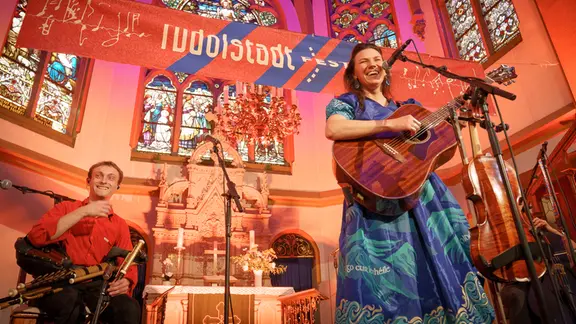 Clare Sands beim Rudolstadt Festival