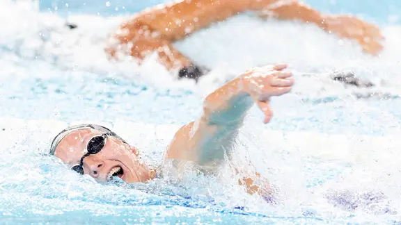 Isabel Gose schwimmt bei der EM in Paris
