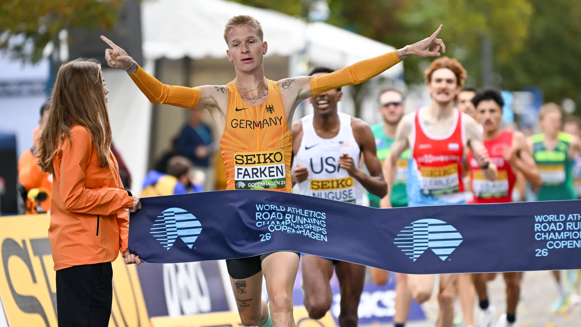 Robert Farken holt WM-Titel über die Meile in Kopenhagen