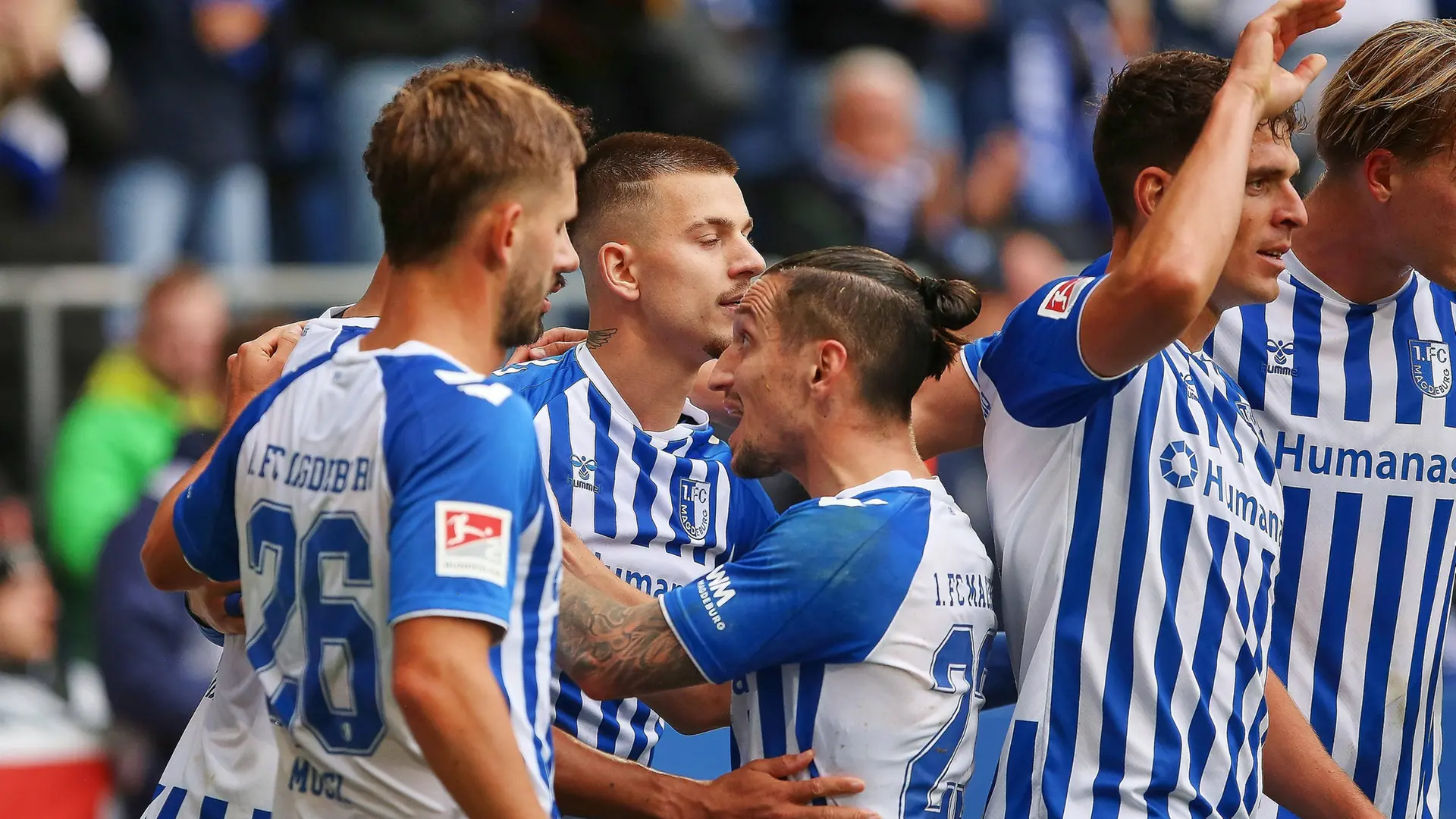 2. Bundesliga: 1. FC Magdeburg feiert 6:1-Gala gegen Karlsruhe