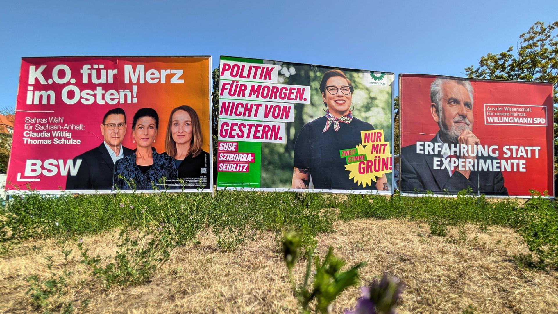 Landtagswahl in Sachsen-Anhalt: MDR-"Wahl-Checker" stürzen sich ins Wahlkampfgetümmel