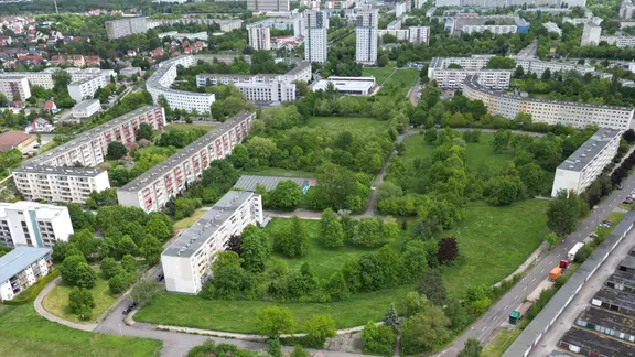 Halle-Neustadt – Soltauer Straße und Braunschweiger Bogen