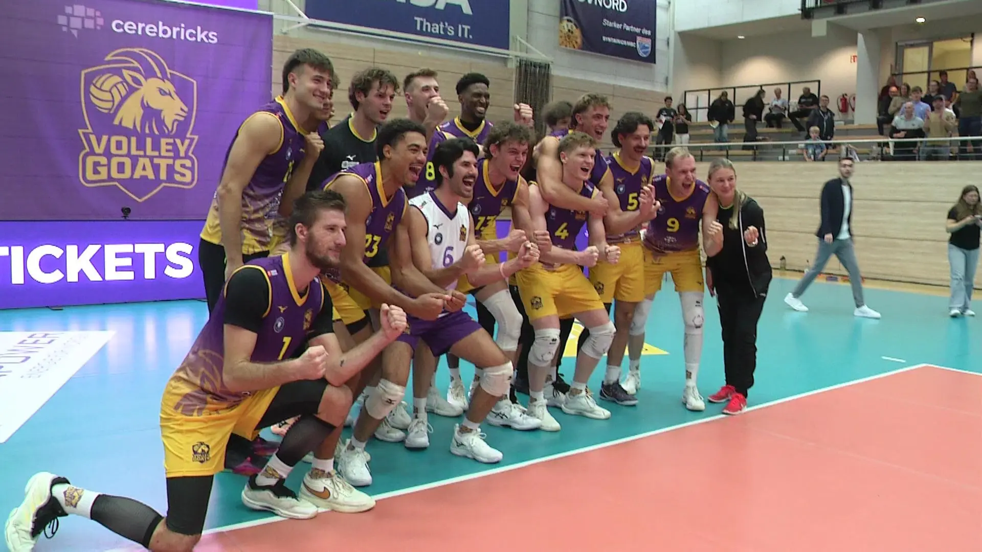 Volley Goats erkämpfen ersten Saisonsieg