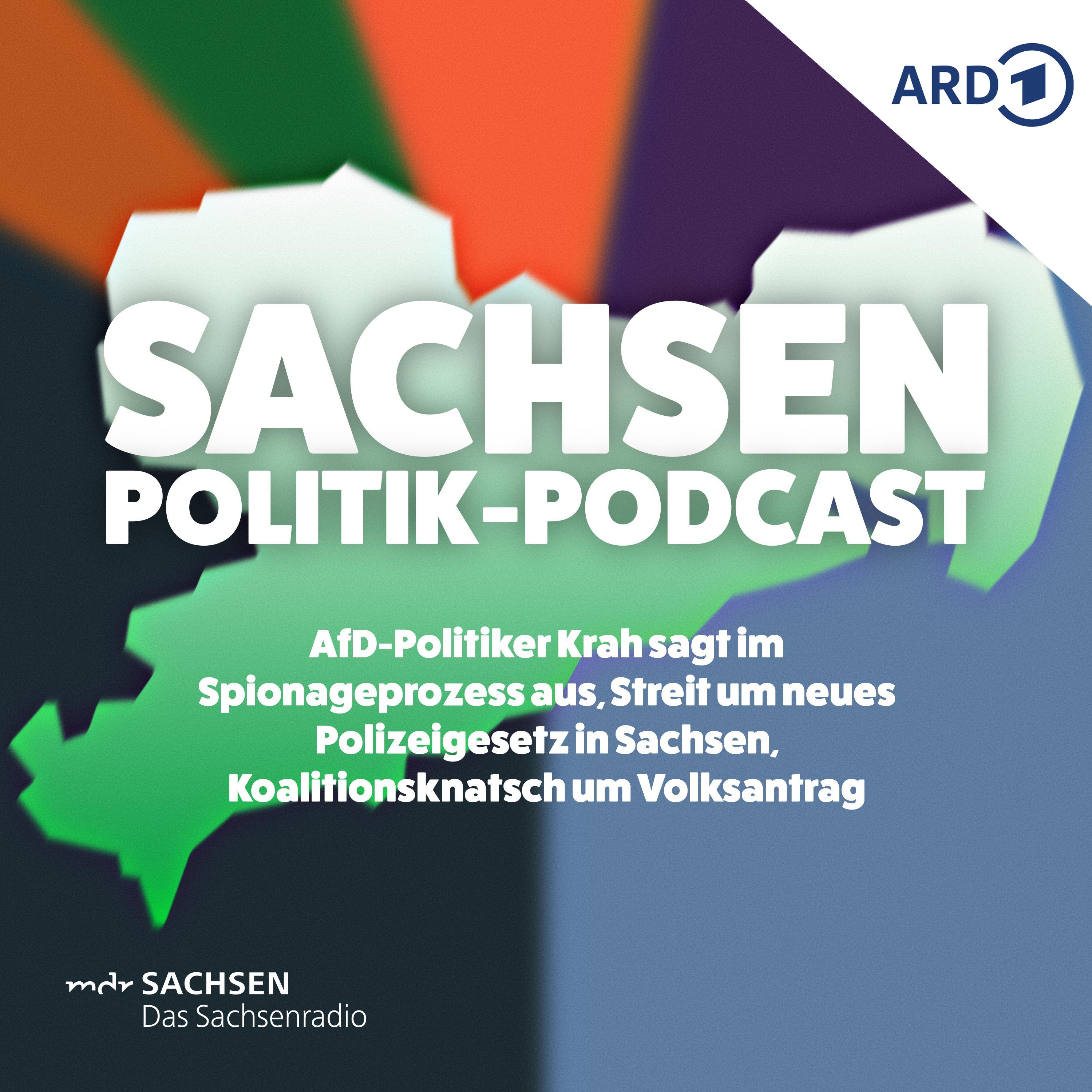 AfD-Politiker Krah sagt im Spionageprozess aus, Streit um neues Polizeigesetz in Sachsen, Koalitionsknatsch um Volksantrag episode artwork