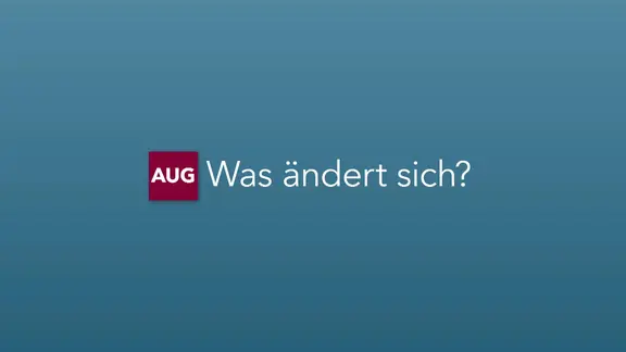 Es ist die Frage zu sehen: "Was ändert sich?".