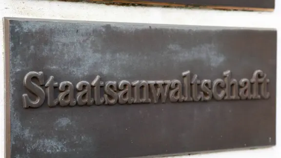Staatsanwaltschaft-Schild