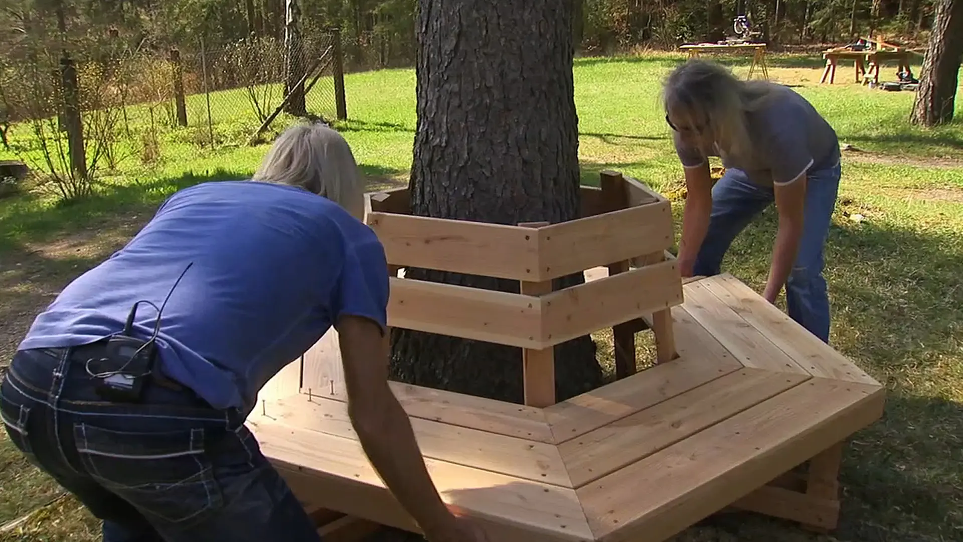 DIY-Anleitung: Eine Baumbank selberbauen