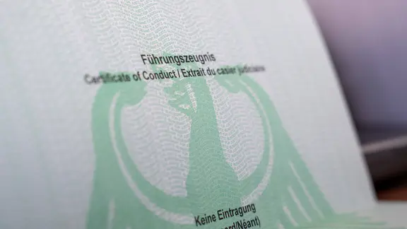 Führungszeugnis
