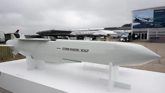 Storm Shadow / SCALP Marschflugkörper auf dem MBDA-Pavillon.