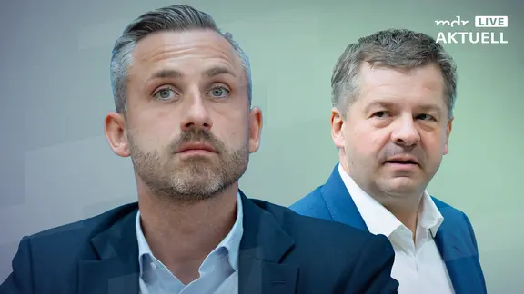 Ulrich Siegmund (AfD), Sven Schulze (CDU)