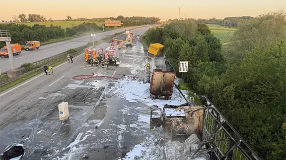 Schone Unfall Magdeburg A2 Bild