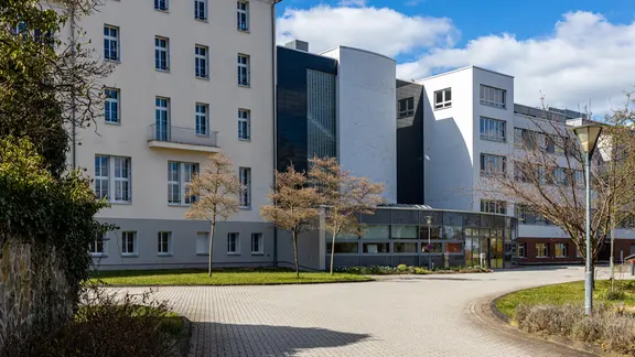 Die Lunkenklinik in Ballenstedt. 