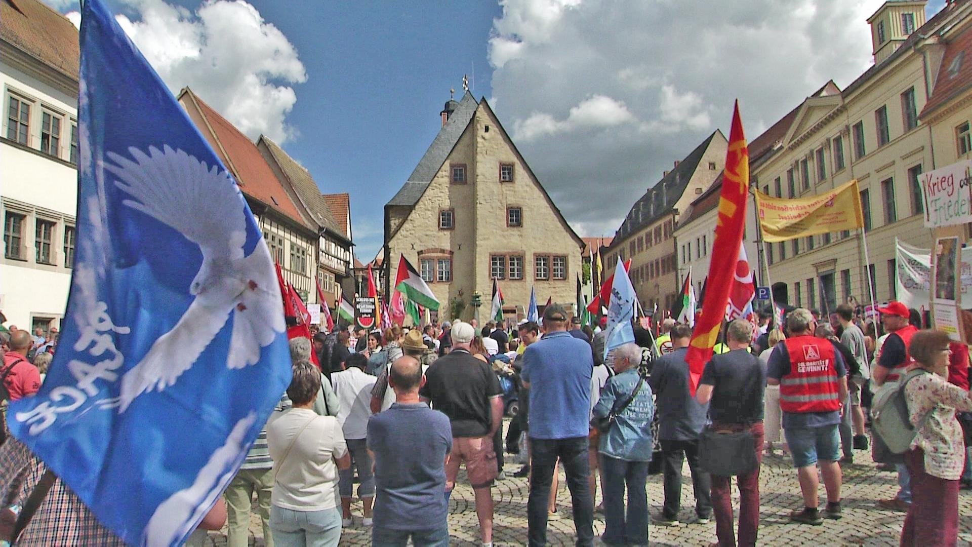 Mögliche Rüstungspläne bei Sangerhausen sorgen für Proteste
